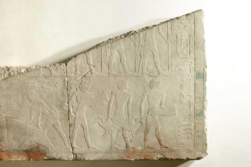 Relief aus dem Totentempel des Königs Sahure (rechter Teil) a Ägyptisch