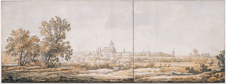 View of Arnhem from the South a Aelbert Cuyp