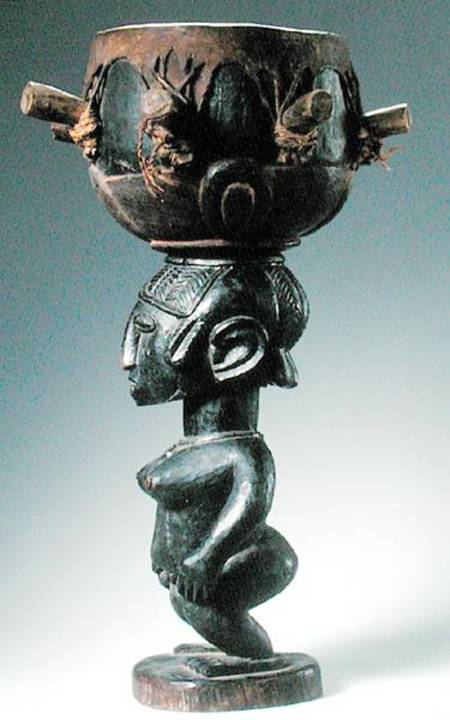 Baga Karyatiden Drum from Guinea a African