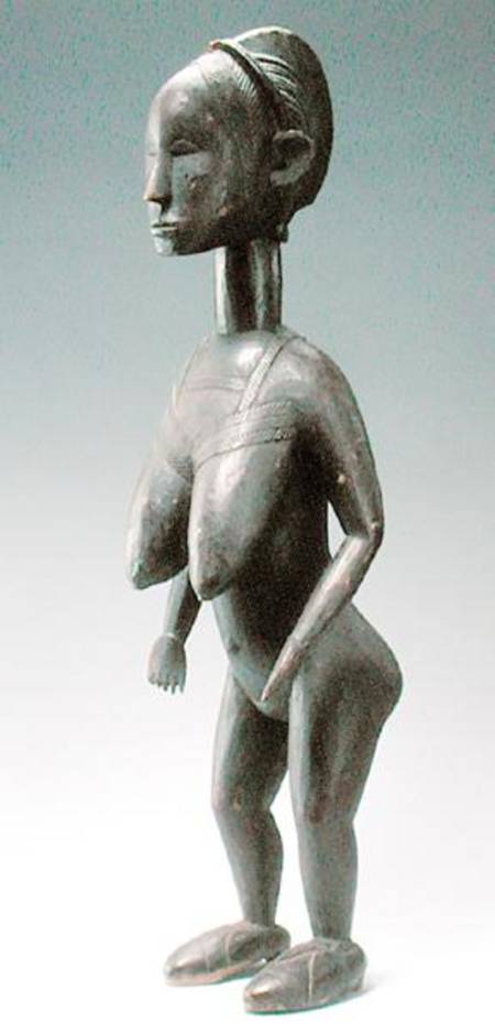 Baga Standing Female Figure from Guinea a African