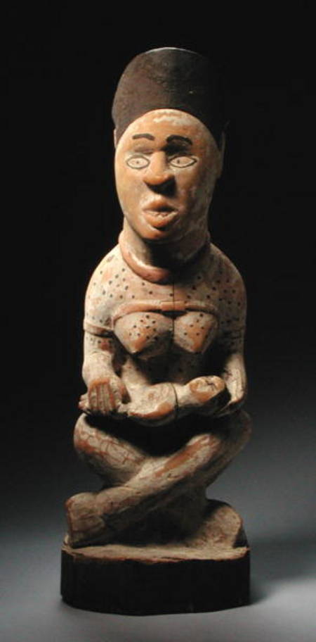 Kongo Figure with Baby, Congo a African