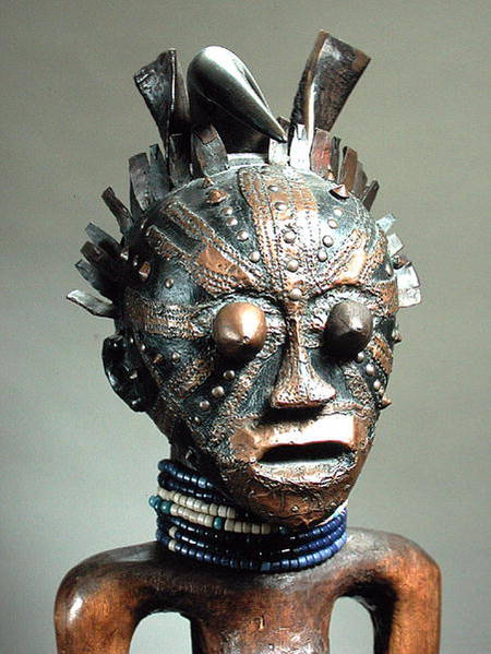 Songye power figure  (detail of 198855) a African