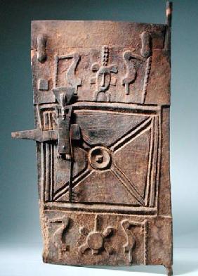 Senufo Door for Grain Store, Ivory Coast