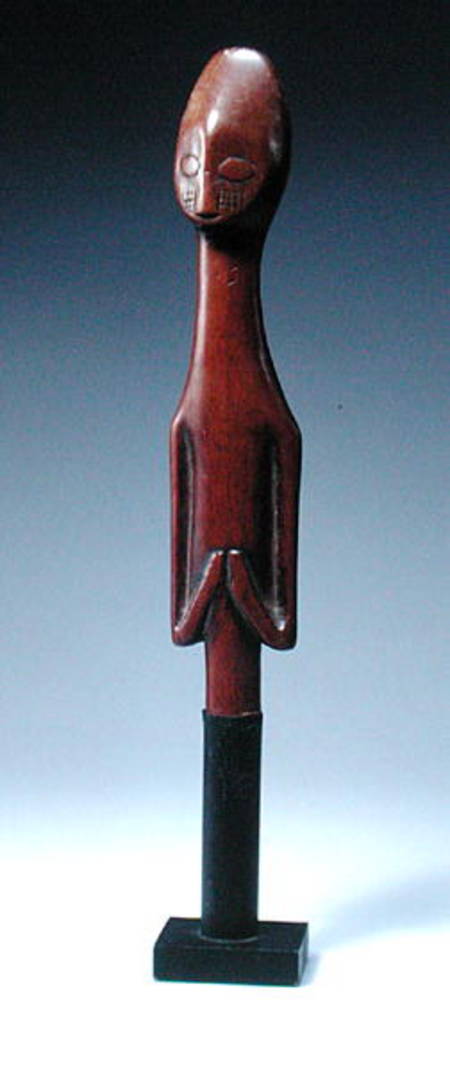 Whisk Handle, Mangbetu culture, from Democratic Republic of Congo a African