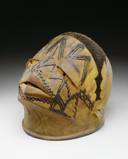 Helmet, Makonde, 19th-20th century a African School