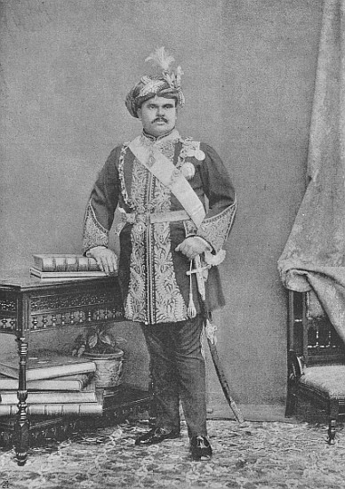 Maharaja Takhtsinhji of Bhavnagar a (after) English photographer