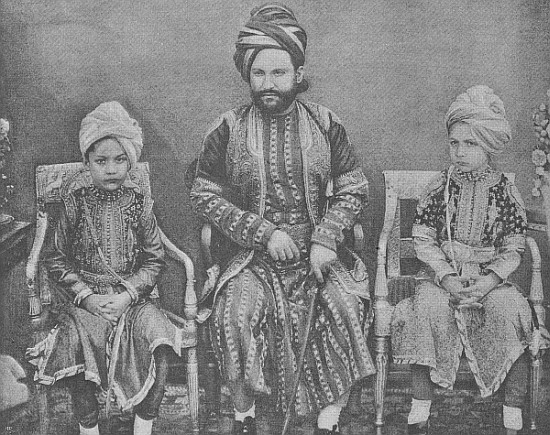Son-in-Law and Grandsons of Sultan Shah Jahan, Begum of Bhopal a (after) English photographer