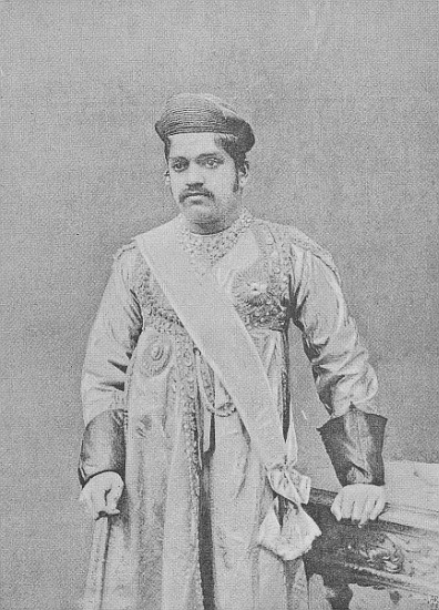 Maharaja Sayajirao Gaekwad III, c.1919 a (after) English photographer