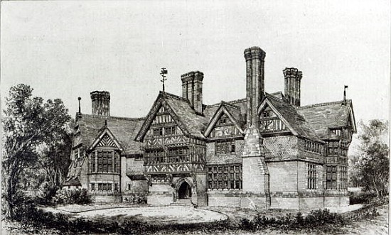 House recently erected at Harrow Weald, from ''The Building News'', 6th September 1872 a (after) English School