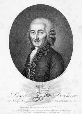 Luigi Boccherini; engraved by Bourgeois de la Richardiere, c.1806