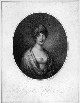 Angelica Catalani; engraved by Antoine CardonHuet-Villiers