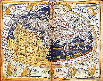 Map of the world a (after) Ptolemy