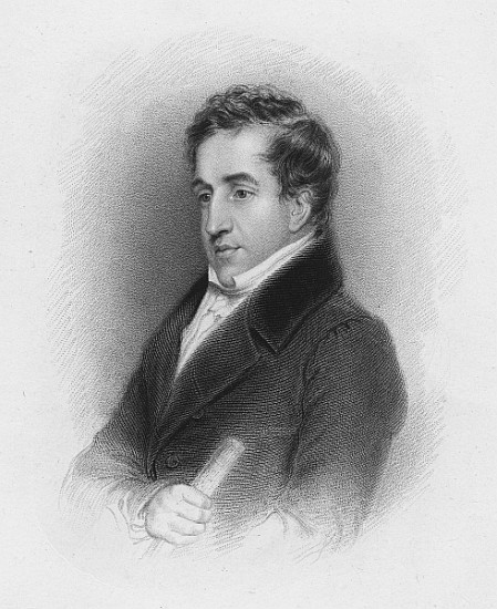 John Cam Hobhouse, c.1821 a (after) Abraham Wivell