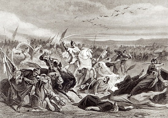 The Battle of Kalka a (after) Adolphe Yvon