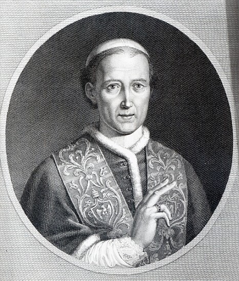 Pope Leo XII; engraved by Raffaele Persichini a (after) Agostino Tofanelli