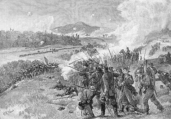 The Battle of Resaca, Georgia, May 14th 1864, illustration from ''Battles and Leaders of the Civil W a (after) Alfred R. Waud