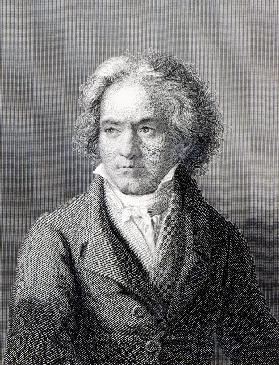 Ludwig van Beethoven; inciso da William Holl il Giovane