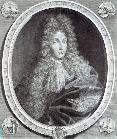 James Fitzjames, Duke of Berwick ; engraved by Pierre Drevet, 1693 (etching & engraving) a (after) Benedetto Gennari