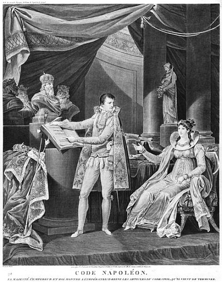 His Majesty the Emperor and King Napoleon I (1769-1861) showing the Empress-Queen Marie-Louise (1791 a (after) Charles Monnet