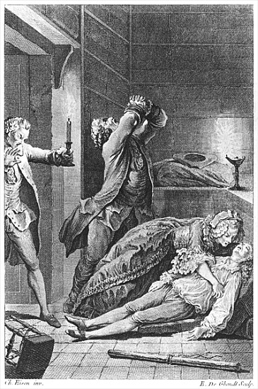 Jean Calas (1698-1762) discovering his dead sonby Emmanuel Jean Nepomucene de Ghendt (1738-1815) a (after) Charles Joseph Dominique Eisen