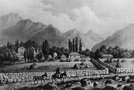 Guanta (Valle de Coquimbo), from ''Historia de Chile'' a (after) Claudio Gay