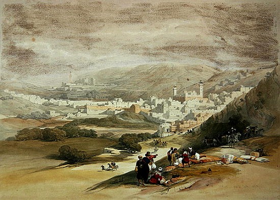Hebron, 18th March 1839 from Volume II of ''The Holy Land'' a (after) David Roberts