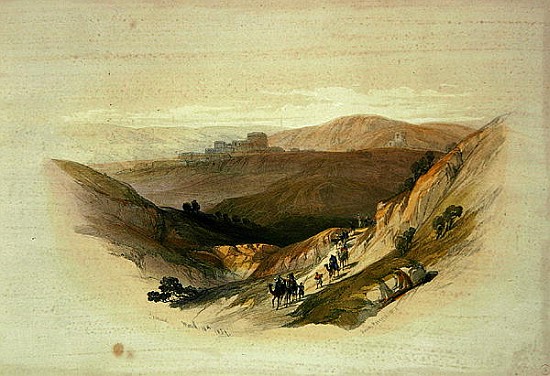 Ruins of Semua, 16th March 1839 from Volume 1 of ''The Holy Land'' a (after) David Roberts