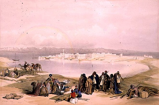 Suez, February 11th 1839, plate 124 from Volume III of ''The Holy Land''; engraved by Louis Haghe (1 a (after) David Roberts