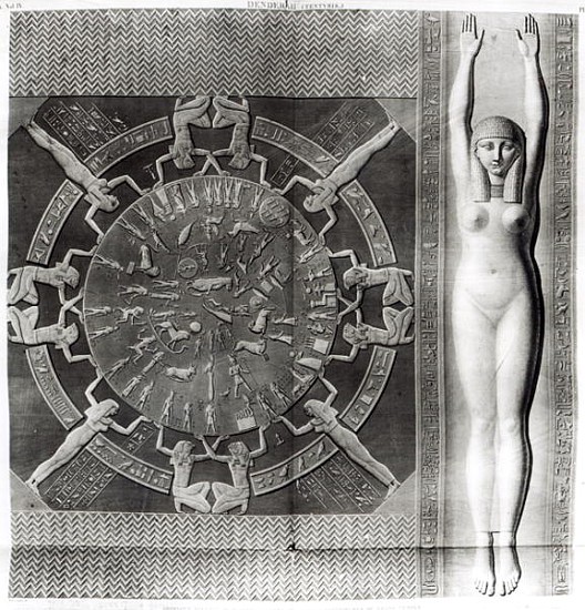 Dendera Zodiac; engraved in 1802 a (after) Dominique Vivant Denon