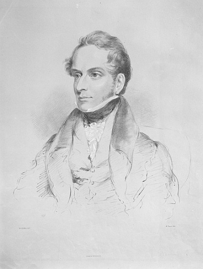 Decimus Burton, lithograph a (after) Eden Upton Maxim Gauci c.1830-35Eddis