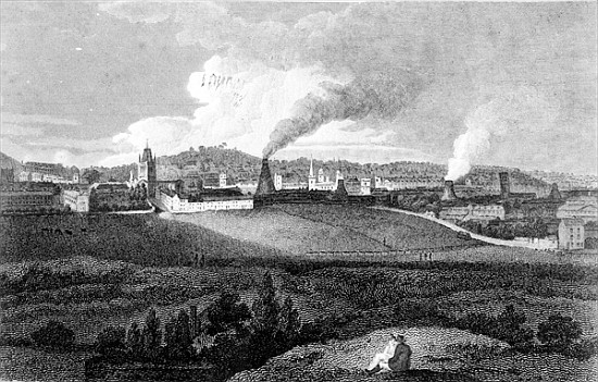 View of Bristol from Pile Hill; engraved by Heath, pub.John Agg a (after) Edward Bird