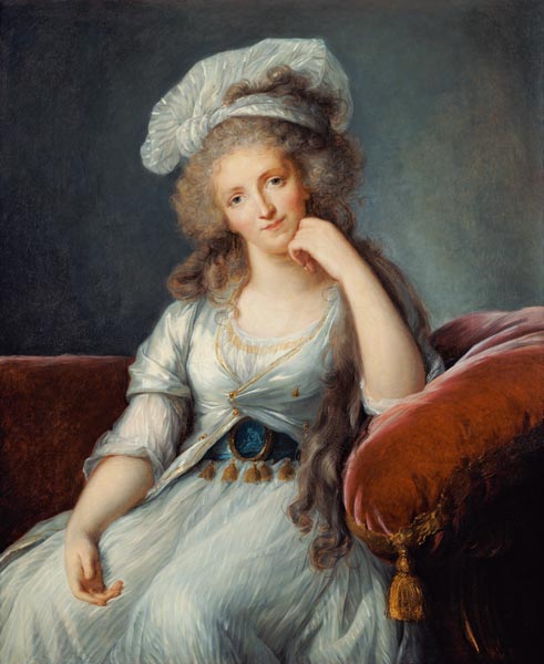 Louise-Marie Adelaide, Duchesse d''Orleans (see also 91622) a (after) Elisabeth Louise Vigee-Lebrun