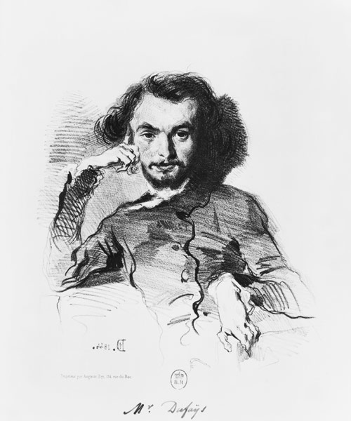 Charles Baudelaire (1821-67) 1844 a (after) Emile Deroy