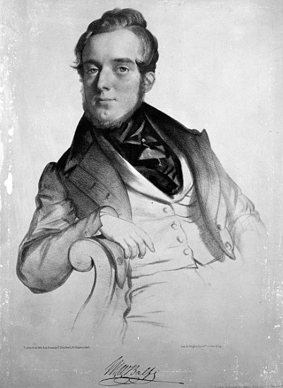Michael Balfe; engraved by the artist a (after) Firmin Salabert