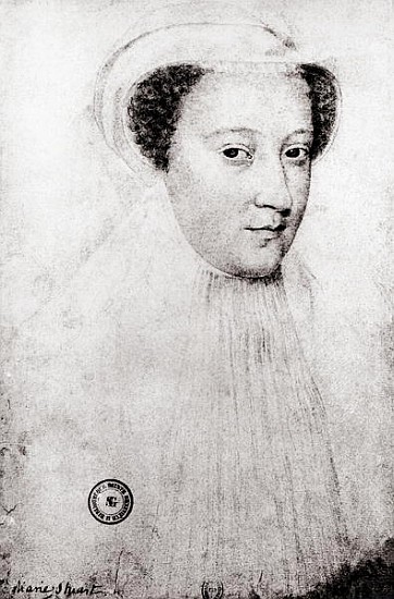 Mary, Queen of Scots (1542-87) in white mourning a (after) Francois Clouet