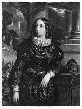 Lelia, illustration from ''Lelia'' George Sand (1804-76) ; engraved by John Henry Robinson (1796-187