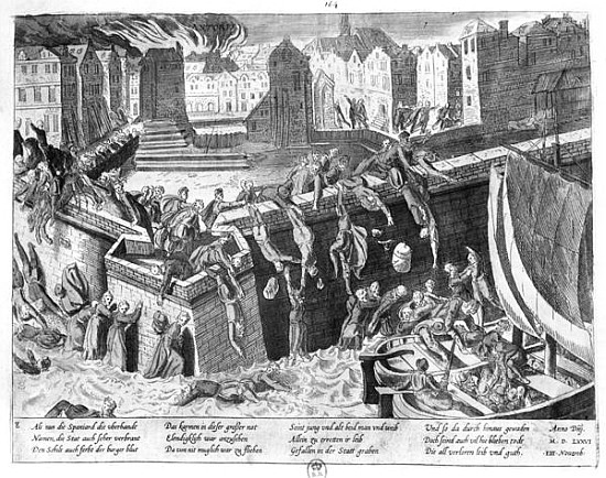 Massacre of Antorff a (after) Franz Hogenberg