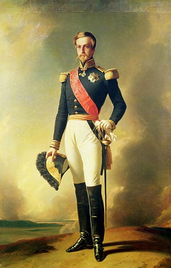 Portrait of Henri-Eugene-Philippe-Louis d''Orleans (1822-97) Duke of Aumale a (after) Franz Xavier Winterhalter