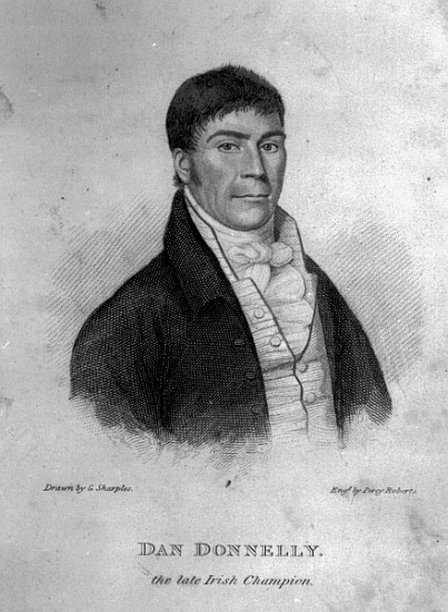 Dan Donnelly; engraved by Percy Roberts a (after) George Sharples