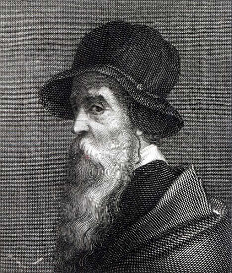 Benvenuto Cellini; engraved by Franz Erich Moritz Steinla a (after) Giorgio Vasari