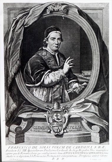 Papa Clemente XIV a Giovanni Domenico Porta