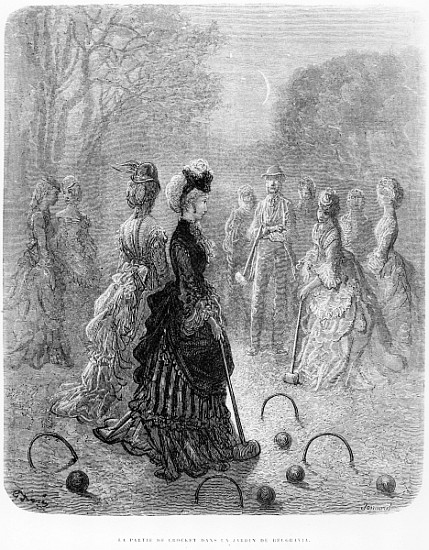 A Game of Croquet, from the ''London at Play'' chapter of ''London, a Pilgrimage'', written by Willi a (after) Gustave Dore