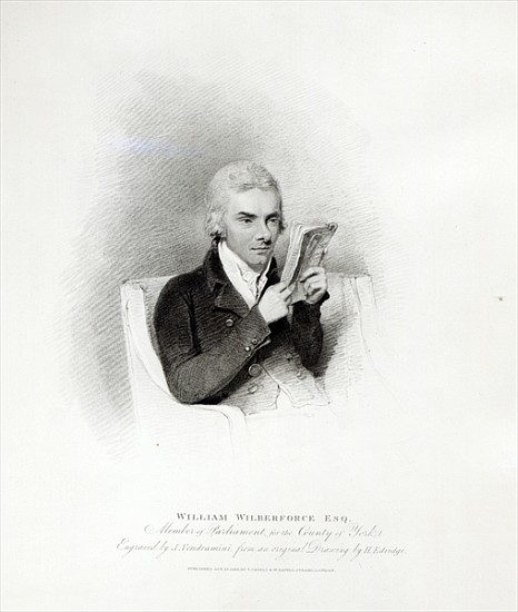 William Wilberforce; engraved by J. Vendramini a (after) Henry Edridge
