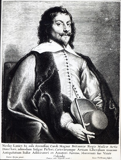 Nicholas Lanier; engraved by Lucas Vostermans a (after) Jan the Elder Lievens