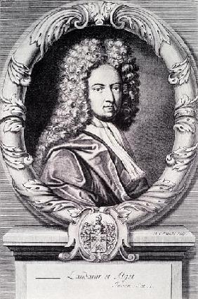 Daniel Defoe; engraved by Michael Van der Gucht (1660-1725)