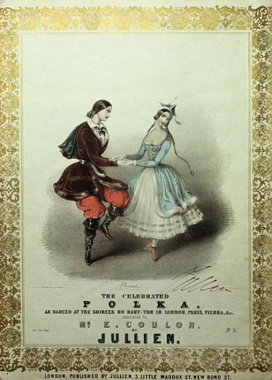 The Celebrated Polka, song sheet a (after) John Brandard
