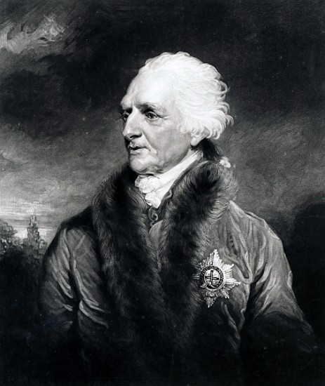 Augustus Henry Fitzroy, 3rd Duke of Grafton; engraved by C. Turner a (after) John Hoppner