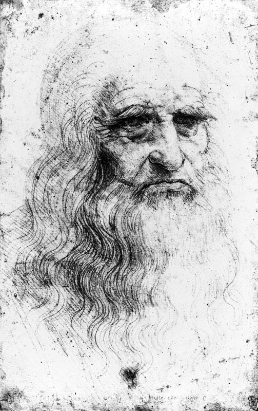 Self portrait a (after) Leonardo da Vinci