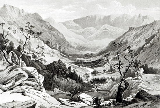 View between Senafe and Rahaguddy ; engraved by James Ferguson a (after) Major A.G.F. Hogg