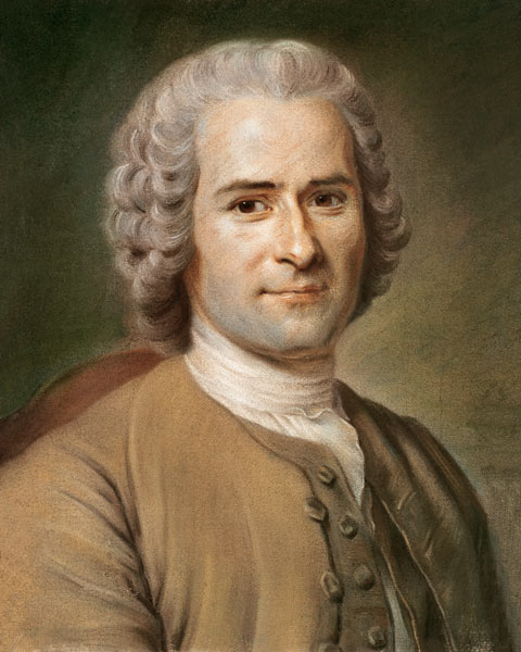 Jean-Jacques Rousseau (1712-78) after 1753 a (after) Maurice Quentin de la Tour